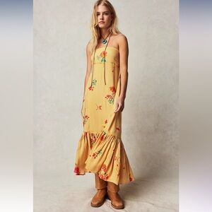 Free People Rosie Posie Midi Dress